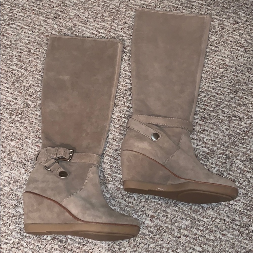 Coach wedge boots